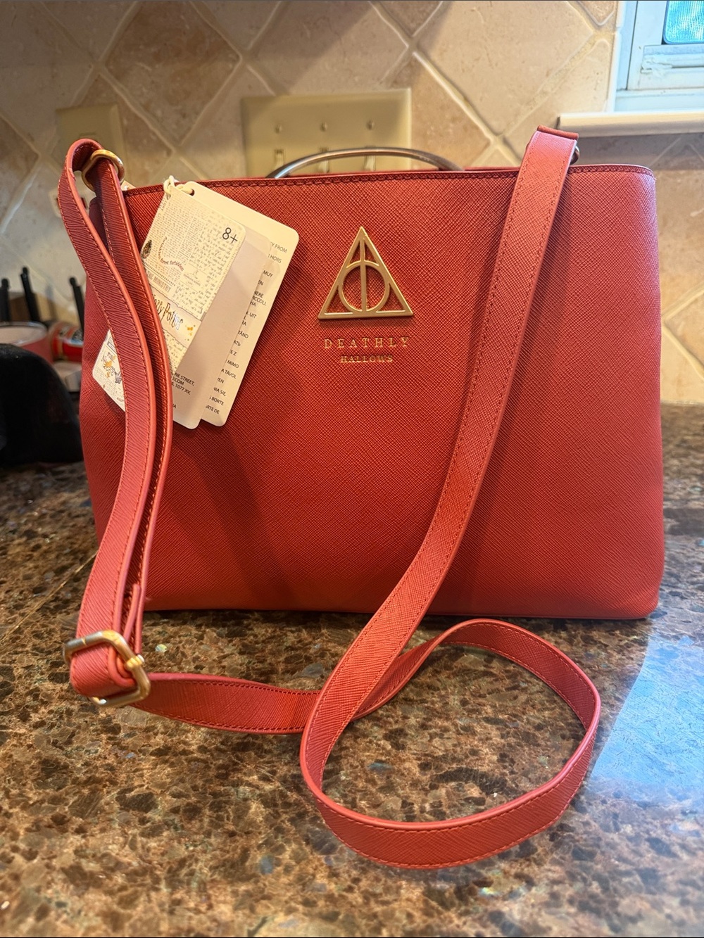 Harry Potter x Red Top-Handle Satchel - Picture 2 of 16